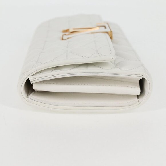 LOUIS VUITTON Flower Portefeuille Capsine Wallet White M11417 LV Auth ac3766SAM - Picture 4 of 16